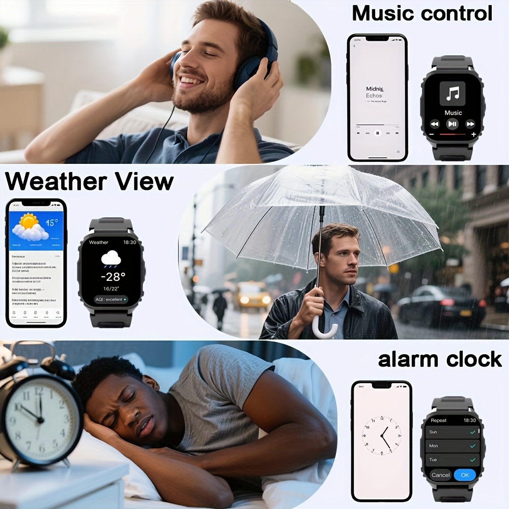 Reloj inteligente, pantalla cu - Photography Sport reseña y precio